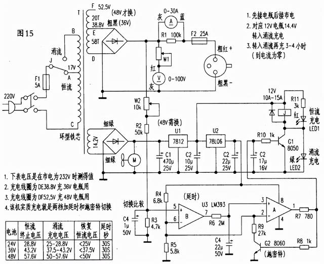 跟我学电动自行车充电器原理维修（部分电动自行车充电器电路详解2）