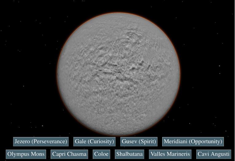 这张火星地图，像素高达 5.7 万亿，原来火星长这样